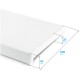 Vnitřní PVC parapet, šířka 20 cm (200 mm), bezúdržbový, bílý, PVC koncovky v ceně