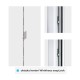 Německé 5 bodové kování Winkhaus easyLock pro vedlejší vchodové dveře