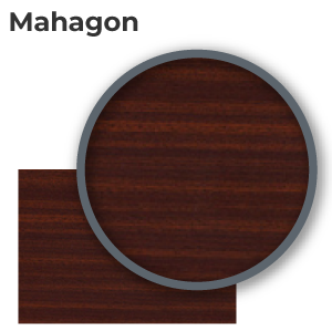 Plastové okno 600x1000 mm levé konfigurace mahagon