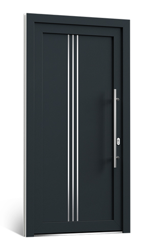 Plastové hlavní vchodové dveře - model 105